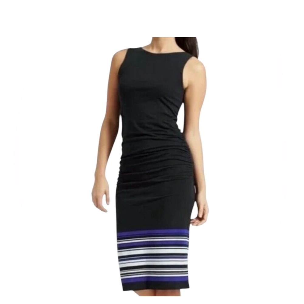 Athleta black cotton dress